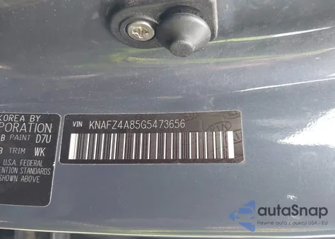 2016 Kia Forte Ex from USA, damaged, VIN KNAFZ4A85G5473656